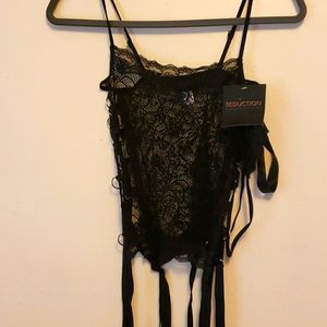 Seduction chemise + stockings